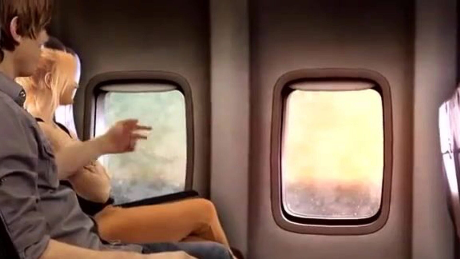soeur fifi foxx donne bro aiden valentine un bj sur avion