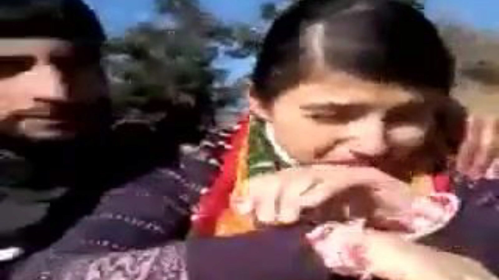 Paki kashmiri couple outdoor fun